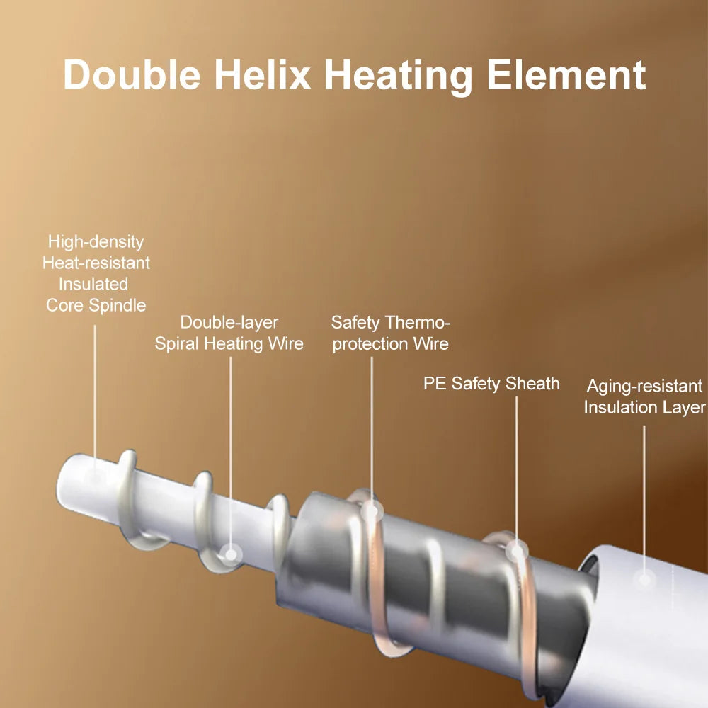 Electric Heating Blanket 3 Heating Level Heated Dual Temperature And Dual Control Intelligent Timed 120x150CM