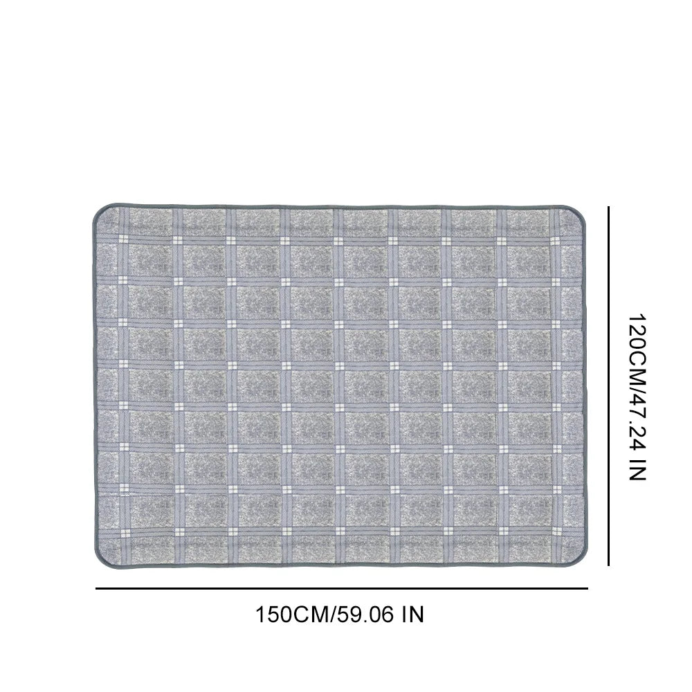 Electric Heating Blanket 3 Heating Level Heated Dual Temperature And Dual Control Intelligent Timed 120x150CM