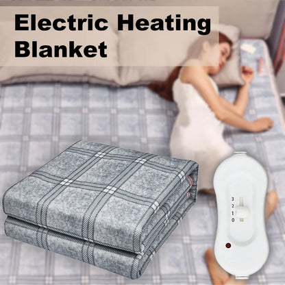 Electric Heating Blanket 3 Heating Level Heated Dual Temperature And Dual Control Intelligent Timed 120x150CM