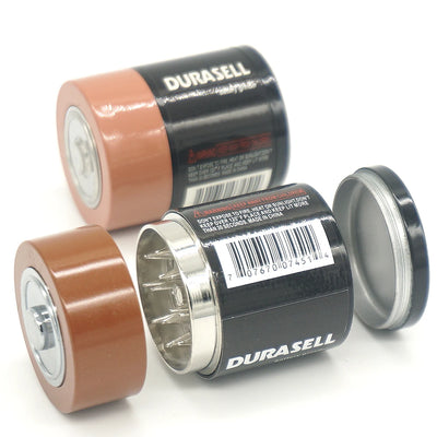1Pcs Battery Shape Metal Grinder Diameter 44mm Tobacco Smoke Herb Crusher Cigarette Smoking Accessories Grinders Amoladora Pipe