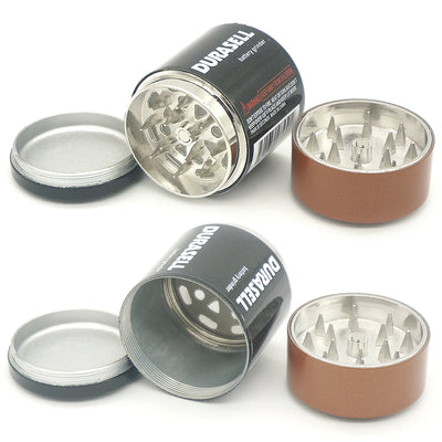 1Pcs Battery Shape Metal Grinder Diameter 44mm Tobacco Smoke Herb Crusher Cigarette Smoking Accessories Grinders Amoladora Pipe
