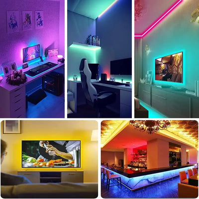 Led Lights for TV 3 Key Control Led Strip USB 5V Tape Lights for TV Backlight Home Party Decoration Flexible Ribbon - Connor & Co