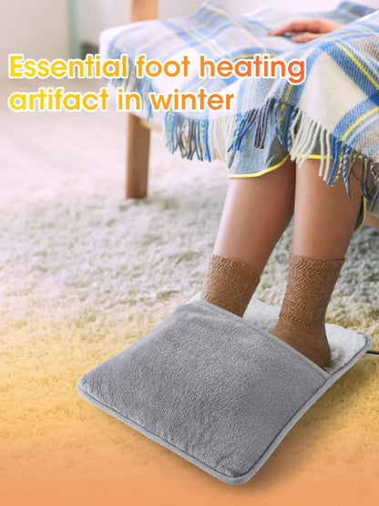 Winter Electric Foot Heating Pad USB Constant Temperature Household Feet Warmer Heater Feet Foot Warming Mat Heating Slippers