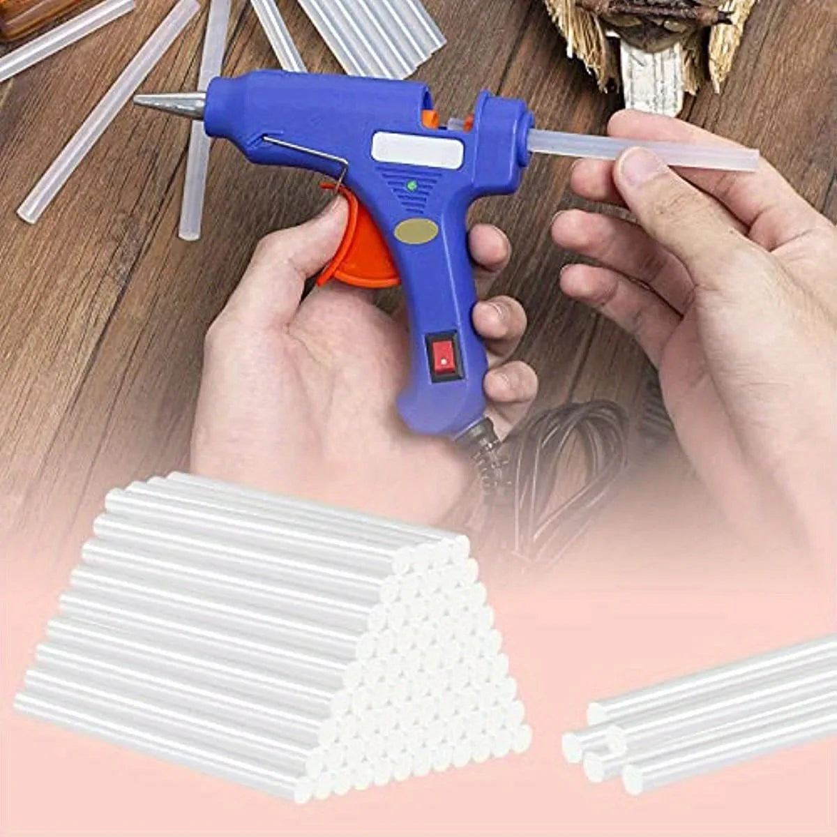 Professional Hot Melt Glue Sticks – High-Strength Transparent Adhesive for Precision Crafting & Repairs