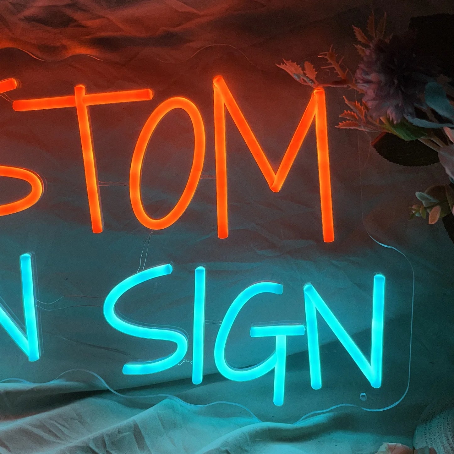 Custom Neon Sign LED Light - Personalized Name Letters for Wedding, Birthday & Home Decor (Up to 5 Letters, 30cm)