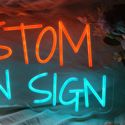 Custom Neon Sign LED Light - Personalized Name Letters for Wedding, Birthday & Home Decor (Up to 5 Letters, 30cm)