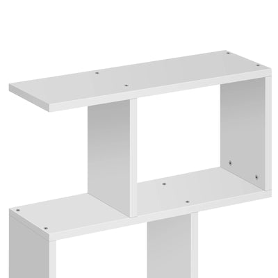 2-Tier S-Shaped Storage Side Table - Modern Organizer Table with Stylish Design for Living Room & Bedroom
