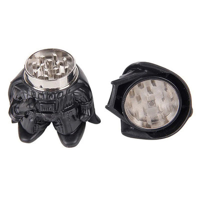 1Pc Warrior Shape Grinder With Storage Box Tobacco Herb Crusher Smoke Smoking Pipe Grinders Cigarette Accessories