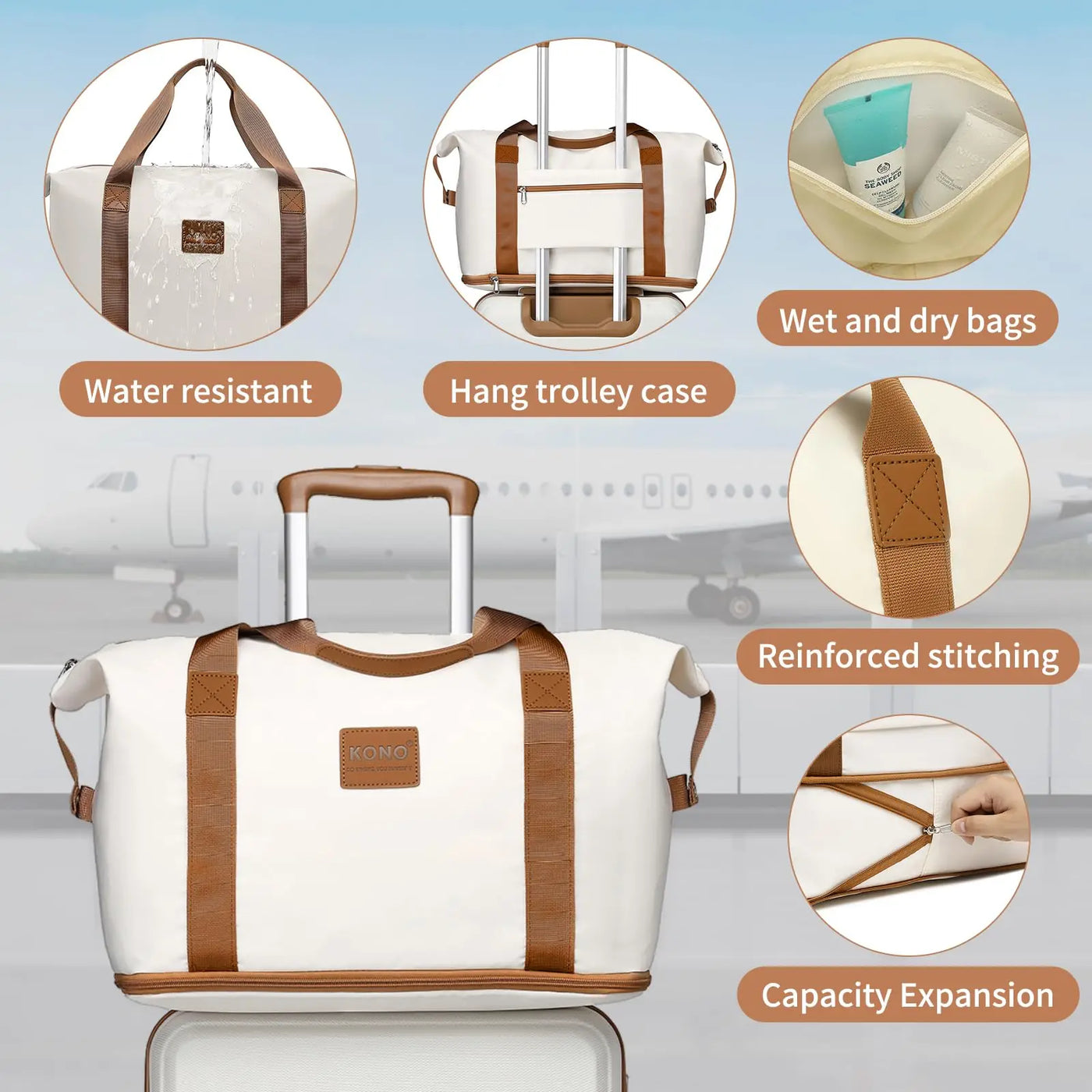 Kono Lightweight Luggage Set