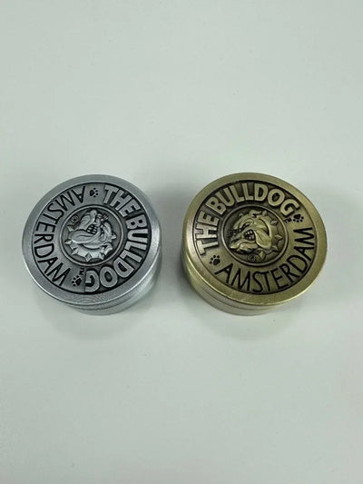 1.6/2inch Dog Herb Grinder Metal 4-layer Manual Spice Mill Salt Mortar Bulldog Tobacco Raw Grass Grinder Cigarette Smoking Tool