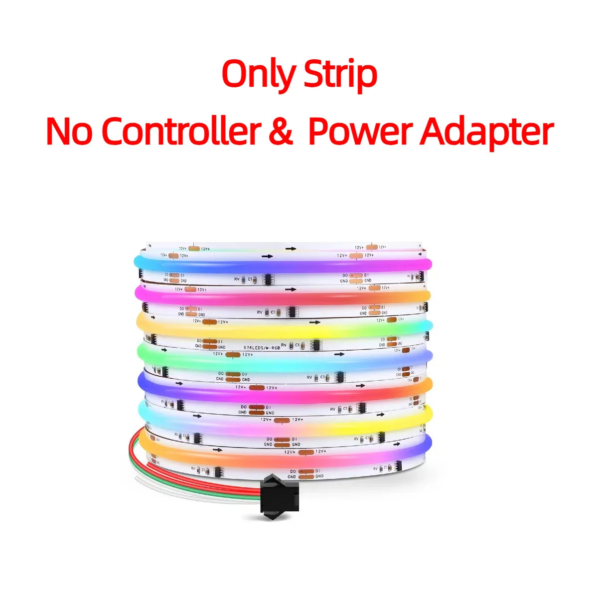 TUYA Smart WS2811 RGB COB LED Strip Light - Dreamcolor Addressable Music Sync Alexa Google Home (1-20M)