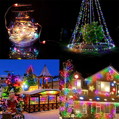 TUYA WiFi Smart USB LED String Lights - WS2812B RGBIC Addressable Christmas Fairy Lights (1-10M, App & Voice Control)