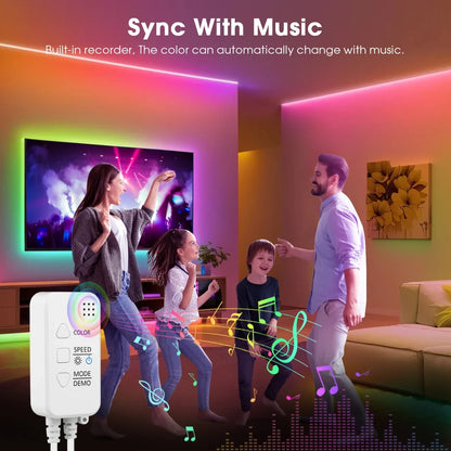 TUYA Smart WS2811 RGB COB LED Strip Light - Dreamcolor Addressable Music Sync Alexa Google Home (1-20M)