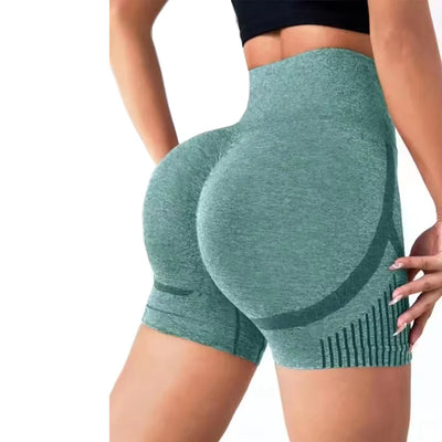 Women Yoga Shorts High Waist Workout Shorts Fitness Yoga Lift Butt Fitness Ladies Yoga Gym Running Short Pants Sportswear - Connor & Co