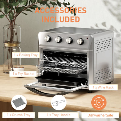 HOMCOM 24L Air Fryer Oven