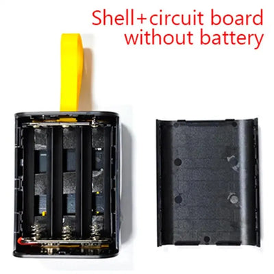 3*18650 Power Bank Storage Case - Durable Organizer for Li-ion Batteries & DIY Power Bank Projects