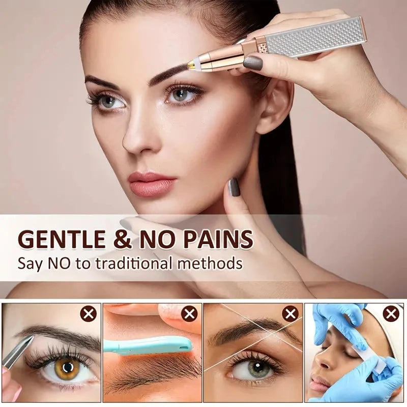 2-in-1 Eyebrow Razor & Shaver
