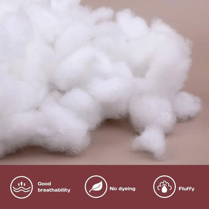 Polyfill Stuffing Fiber Fill White High Resilience Premium Fiberfill Crochet Stuffing for Craft Stuffed Animals Cotton Batting