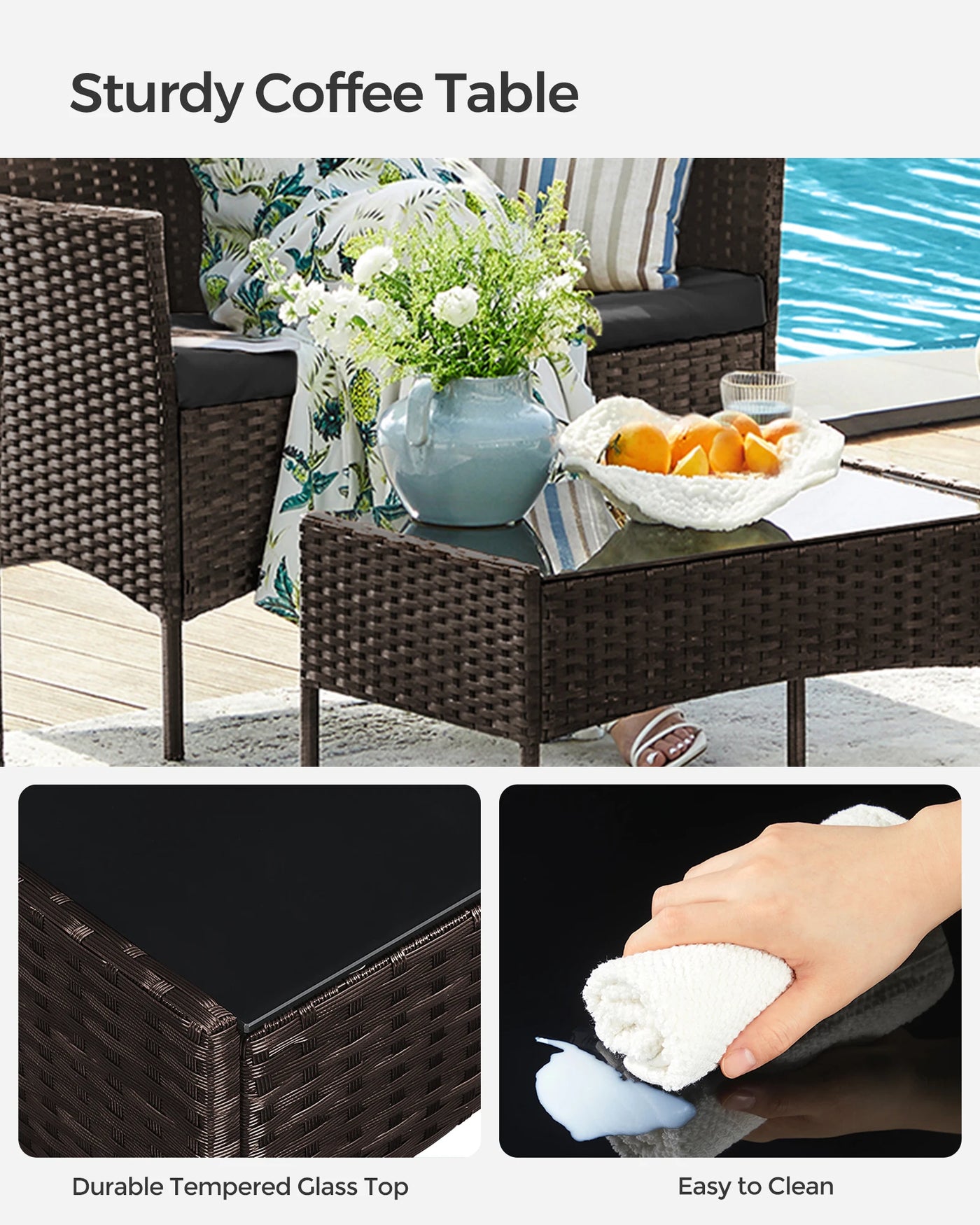 SONGMICS Outdoor Furniture Set
