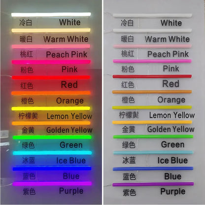 Custom Neon Sign LED Light - Personalized Name Letters for Wedding, Birthday & Home Decor (Up to 5 Letters, 30cm)