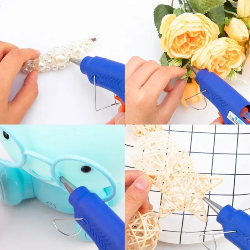 Hot Silicone Gun 20W Electric Glue Gun Transparent Sticks Mini DIY Tools For Home Maintenance And Crafting