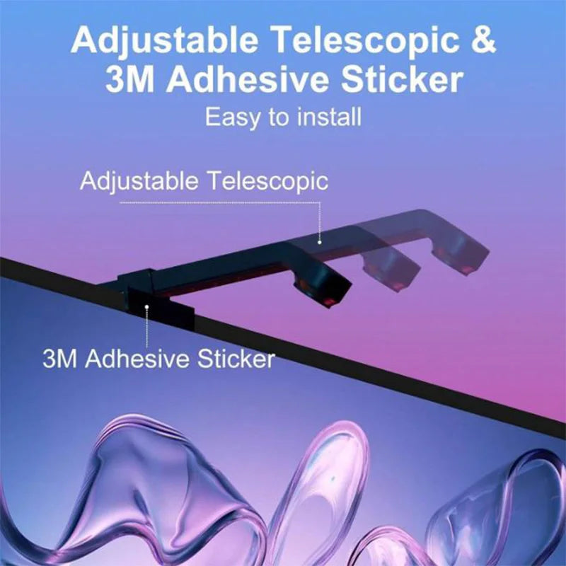 TV Backlight LED Strip - Music Sync Color Pickup - RGBIC Smart Lights for 50-75" Gaming & Home Theater