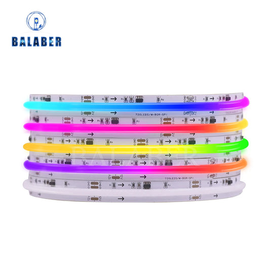 COB LED Strip Light 720/576 LEDs - WS2811 WS2812B Addressable RGB Dreamcolor High Density (DC12V/24V, RA90+)