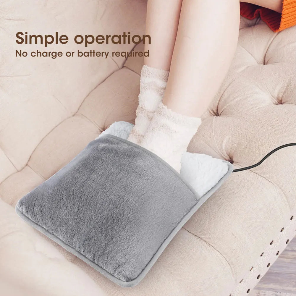 Winter Electric Foot Heating Pad USB Constant Temperature Household Feet Warmer Heater Feet Foot Warming Mat Heating Slippers