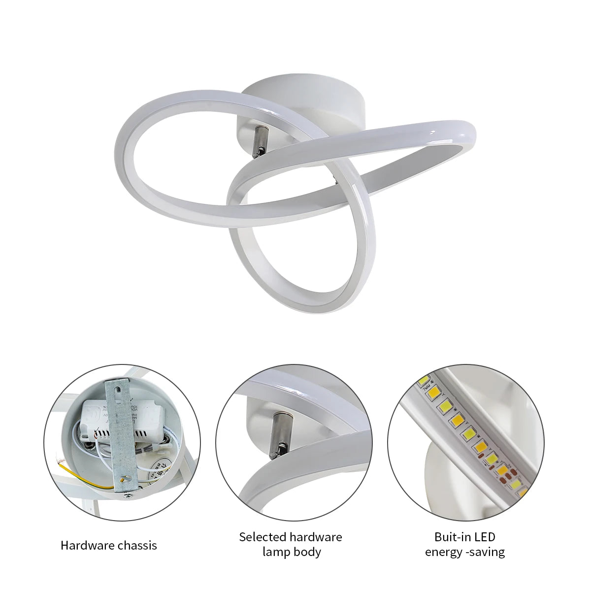 22W LED Clover Ceiling Light
